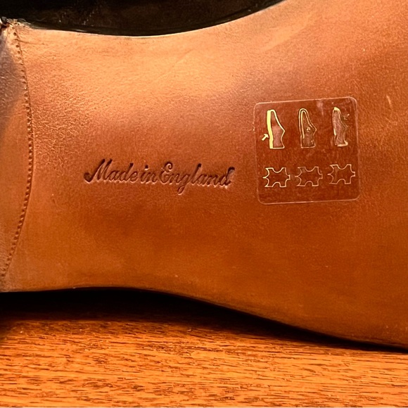 NWOT: Ralph Lauren Purple Label Edward Green Brown Suede Cap Toe Oxfords Sz 12.5 - Picture 10 of 15